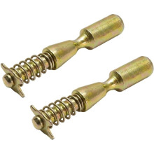 2PCS Quick Release PTO Pin Yoke,Heavy-Duty Tractor PTO Coupler Farm Tool Spring-Loaded PTO Drive Shaft Adapter