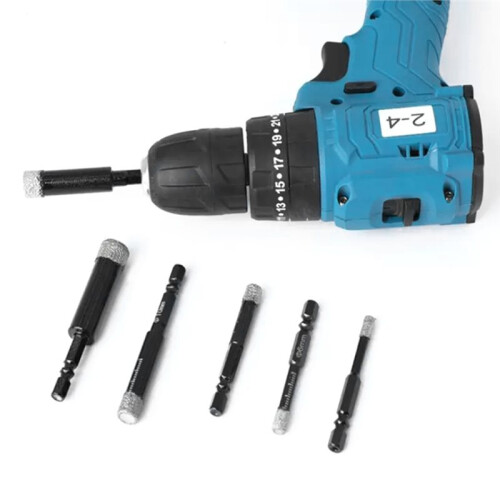 5-16mm Hexagonal Shank Brazed Dry Ceramic Tile Drill Bit Marble Vitrified Tile Hole Opener Drill Bit Hole Saw 2