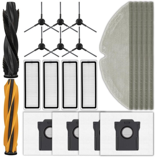 D20  Replacement Parts Compatible with for  D20  Robot Vacuum Cleaner,Roller Brushes,Accessories Kit