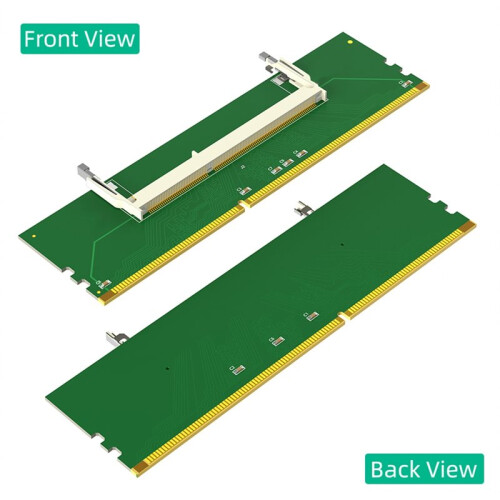 DDR3 Laptop SO-DIMM to Desktop DIMM Memory Adapter Card, Support DDR3 SO-DIMM Memory Module 1