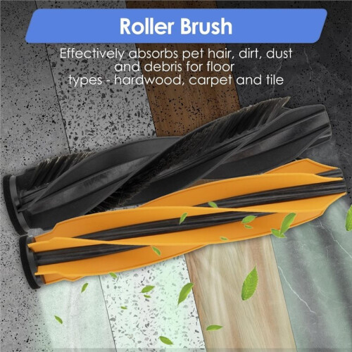 D20  Replacement Parts Compatible with for  D20  Robot Vacuum Cleaner,Roller Brushes,Accessories Kit 2