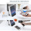 Eyoyo 1D 2D QR Back Clip Barcode Scanner  Portable Barcode Reader Data Matrix Scanner for Library 5