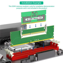 Karta Pamięci DDR3 SO-DIMM do Laptopa i Komputera Stacjonarnego, Obsługuje Moduł Pamięci DDR3 SO-DIMM