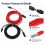 Solar Extension Cable10M 2.5mm2 PV Wire - Double Ends Connector Red Black for Outdoor Solar Panel System 5