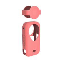 For X6 Silicone Protective Case Body + Lens Silicone Case Set Dustproof Shock-Resistant Camera Accessories B