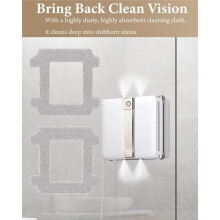6pack Replacement Microfibre Cleaning Cloths for MOVA N1 Window Cleaning Robots, Washable & Reusable Mop Pads