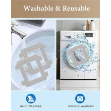 6pack Replacement Microfibre Cleaning Cloths for MOVA N1 Window Cleaning Robots, Washable & Reusable Mop Pads