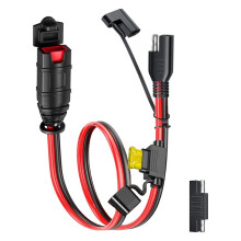 SAE Extension Cord for Genius Battery Chargers, 16AWG SAE Adapter with 20A Fuse Waterproof Plugs,