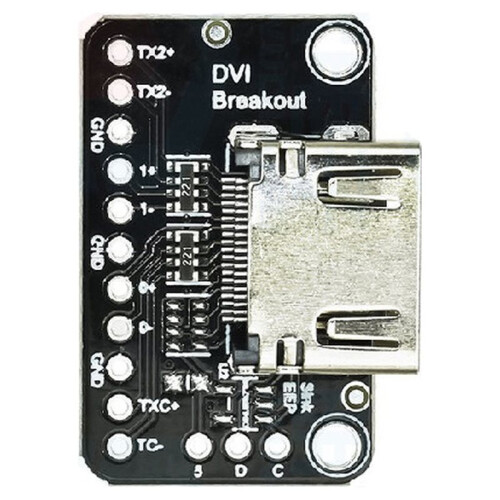 For Adafruit DVI Breakout Board for -Compatible Source Devices, High-Speed Digital Video Interface Adapter Module 1