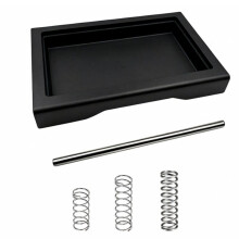 A 5-Piece Low-Drip Tray Retrofit Kit for Gaggia Espresso Machines, Including Replacement Drain Hose and Pressure Spring