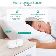 Neues WIFI Tuya Thermometer und Feuchtigkeitssensor Mobile APP Kabelloser Temperatur- und Feuchtigkeitssensor