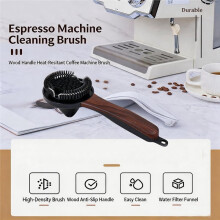 58mm Espresso Group Cleaning Brush with Water Funnel,Bristle,Handle for Coffee Machine Portafilter Gasket Clean