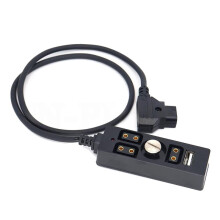 Ny D-TAP Till 3xD-TAP Strömfördelare + USB 5V 2.1A-Port, med 1/4" Skruvfäste Kamera DTAP Strömförsörjning