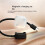 Magnetic Charging Base Adapter for  Mic  2 Transmitter Charging Cable Adapter Fast Charge Portable Power Base 2