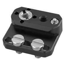 Snelkoppeling NATO-Railplaat met 3/8"-16 1/4"-20 Anti-Twist Platte Schroevendraaier voor Camera-/Monitorkooi