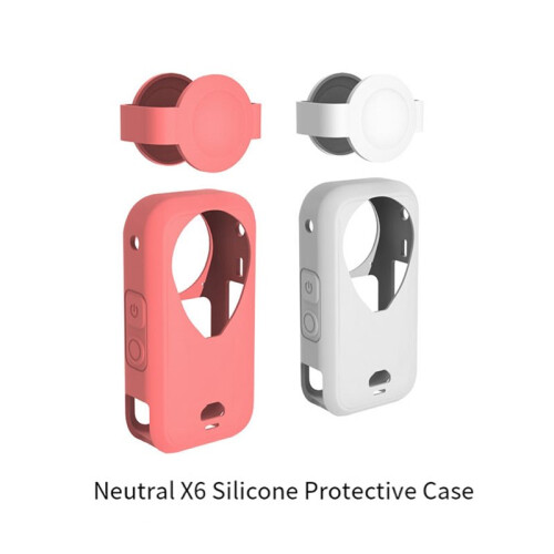 For  X6 Silicone Protective Case Body + Lens Silicone Case Set Dustproof Shock-Resistant Camera Accessories A 1
