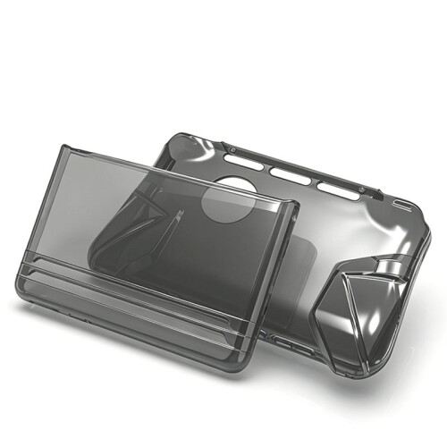 For AYN Thor Protective Case Dual Screen Handheld Protective Cover with Transparent TPU Integrated Soft Handle 2