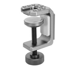 C-Clamp Desktop Mount for Camera/Smartphone Holder Adjustable Desk Clamp Comes with Cold Shoe Mount Nato Rail