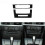 Air Conditioner CD Control Panel Plastic Cover Car Interior Accessoriers Sticker for  3 Series E90 E92 2005-2012 5