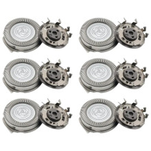 SH30 Replacement Heads for Norelco Shaver Series 3000, 2000, 1000 (6 Pack)
