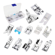 13Pcs Presser Feet Set for Household Sewing Machine, Low Shank Kit for  Singer Janome   Babylock