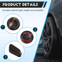 Adjustment Button Decor Cover Car Interior Accessories for Highlander XU70 2020-2025 Wood Grain