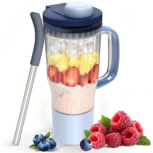 Wymienny Kubek Podróżny O Pojemności 26 Uncji do Blendera dla BlendBOSS Serii DB351 i DB301, Przenośny Kubek do Smoothie, Niebieski