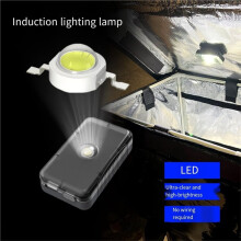 Motorcycle Locomotive Box Sensor Light LED Trunk Tail Box Anti-Collision Lamp Outdoor Fishing Camping Night Light