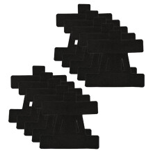 10 PCS Kinesiology Tape for Shoulder Precut,Shoulder Tape -Waterproof & Breathable, Elastic Sport Tape for Pain Black