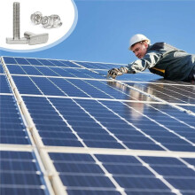 Hammer Screws M8 X 30 mm,Stainless Steel Screws and Flange Nuts M8 for Greenhouse Solar Mounting Rails Photovoltaic