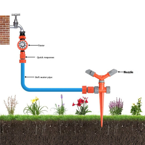 European Standard Mechanical Garden Hose Watering Timer, Automatic Irrigation Controller for Garden Watering 2