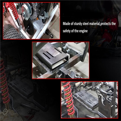 Adjustable Engine Motor Mount Plate for  420cc 670cc Engine Go Kart DIY Modified Replacement Base Bracket Plate 1