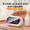 LED Night Light Alarms Clock Multifunctional Bedside Student Bedhead Bedroom Nightlight Clock  Speaker White 1