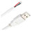 Cabo de Dados USB para MX1.25 Ultrafino com Porta PH Oculta para Tela Secundária de 8,8 Polegadas (Branco) 3