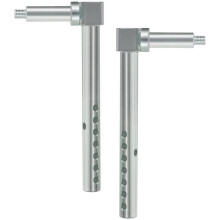 2pcs AM136328 AM136327 Mower Deck Gage Wheel Arm Shaft Front Left & Right,3/4" Dia for Tractors X300 X500