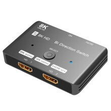 -Compatible 2.1 Bi-Directional Switcher Adapter Splitter 8K@60Hz 4K@120Hz 2 In1 Out 1in 2 Out for PS4 PS5 Swich TV