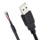 USB to MX1.25 Data Cable Ultra-Thin Hidden PH Port Adapter Wire for 8.8 Inch Secondary Display Screen Black 3