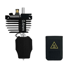 For Flashforge Creator 5/5 Pro 0.4mm Hotend Quick Swap Integrated Hardened Steel Nozzle Replacement 3D Printer Parts