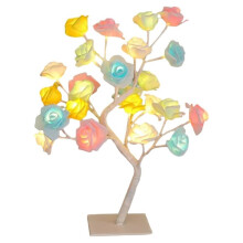 1 Romantic LED Rose-Shaped Tree Lamp with USB LED Bead, Perfect for Bedroom, Bedside Tables, 'S Day, Birthday Gift