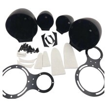 3,5 Inch Mid-Range Luidspreker Basis Auto Hoorn Gemodificeerde Tweewegbeugel Hoge Tonen Auto Tweeter Box Beugel Behuizing Pakking