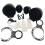 3.5 Inch Mid-Range Speaker Base Car Horn Modified Two-Way Bracket Treble Auto Tweeter Box Bracket Shell Gasket 1