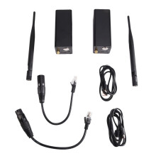 2.4G Wireless DMX512 Transceiver Stage Lighting Controller with Built-in 2500mAh Battery Charging Interface Type-C