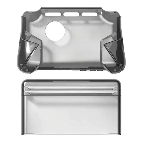 For AYN Thor Protective Case Dual Screen Handheld Protective Cover with Transparent TPU Integrated Soft Handle