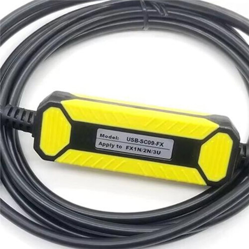 For  MELSEC FX Series PLC Programming Cable USB to RS422 Adapter Data Download  NEW USB-SC09-FX 2