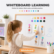Pack of 50 Fridge Magnets, Colourful, Round Strong Magnets,for Fridge, Whiteboard, Magnetic Board, Locker Pin Board