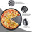 Pizzablech Stanzbackblech Antihaft mit Loch Pizzaform Grillblech Backform Rundes Backblech 2
