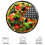 Pizzablech Stanzbackblech Antihaft mit Loch Pizzaform Grillblech Backform Rundes Backblech 5