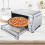 Pizzablech Stanzbackblech Antihaft mit Loch Pizzaform Grillblech Backform Rundes Backblech 8