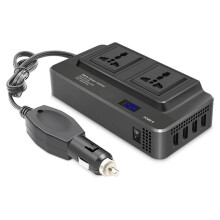 Universal 200W LED Pure Sine Wave Car Power Bank Current Inverter to AC Car Charge Battery Converter Auto Inverter