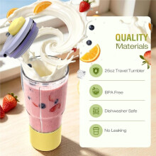 Gobelet de de Rechange de 770 Ml (26 Oz) pour les Blenders pour BlendBOSS Séries DB351 et DB301, Gobelet à Smoothie Portable Rose